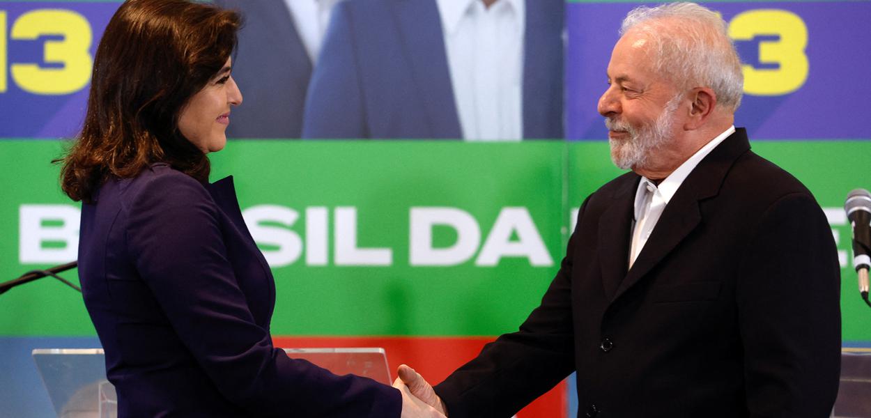 Simone Tebet e Luiz Inácio Lula da Silva