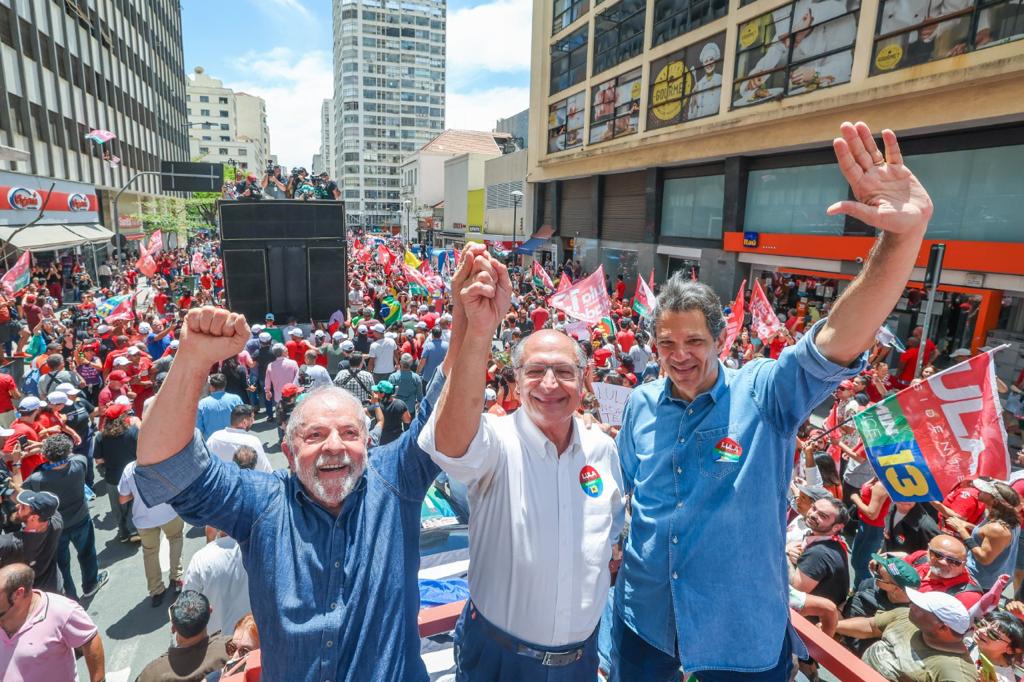 Lula, Alckmin e Haddad em Campinas