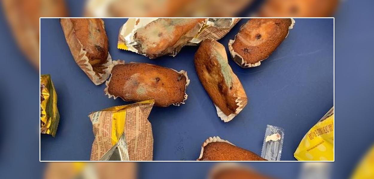 Alunos da Faetec denunciam ter recebido merenda com mofo e larvas (Foto: Divulgação) Alunos da Faetec denunciam ter recebido merenda com mofo e larvas