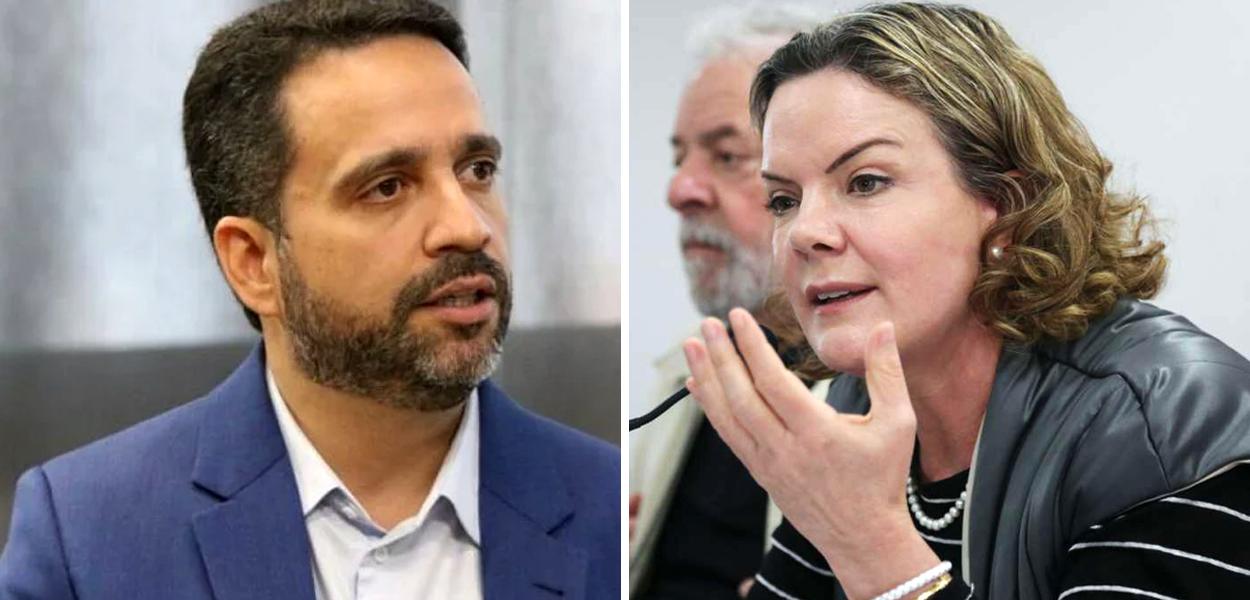 Paulo Dantas e Gleisi Hoffmann
