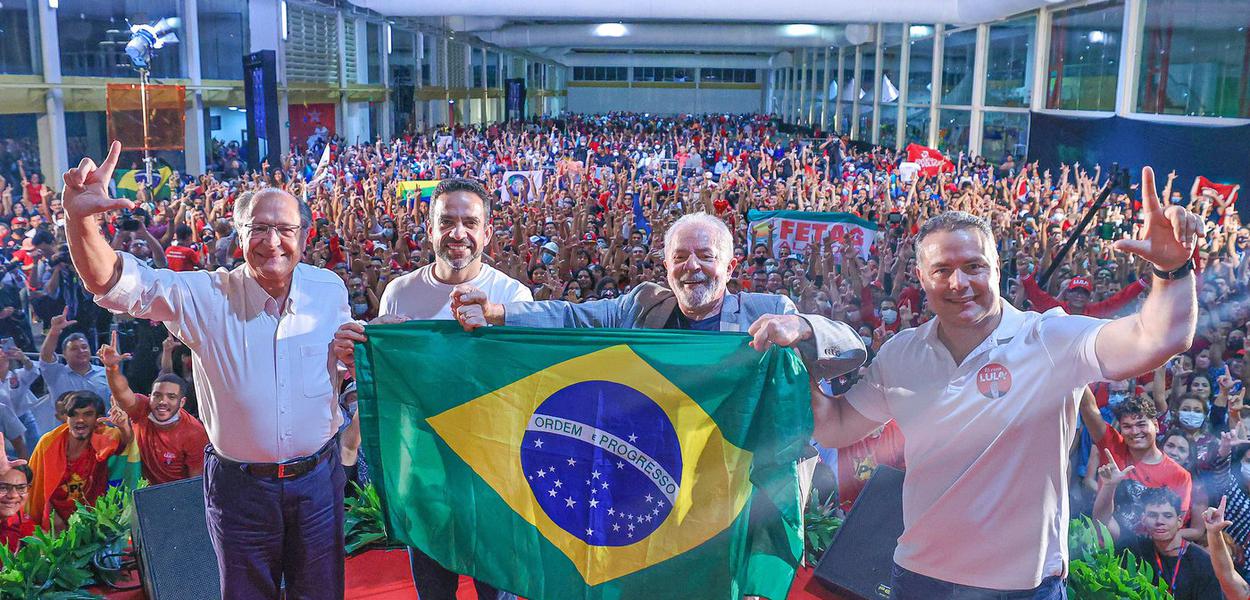 Geraldo Alckmin, Paulo Dantas, Lula e Renan Filho
