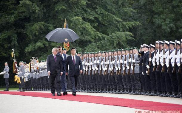 Presidentes da China e Alemanha