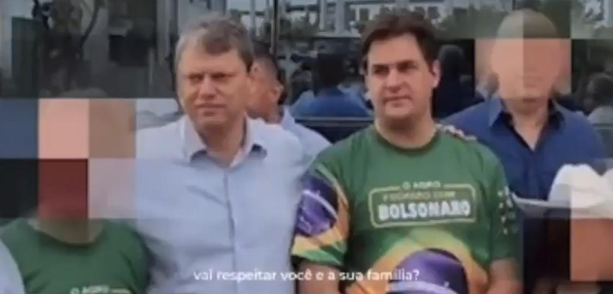 Tarcísio de Freitas e Frederico D’Ávila (Foto: Reprodução) Tarcísio de Freitas e Frederico D’Ávila