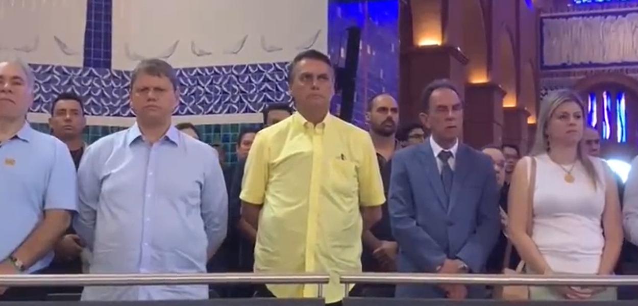 Bolsonaro na Basílica de Nossa Senhora Aparecida