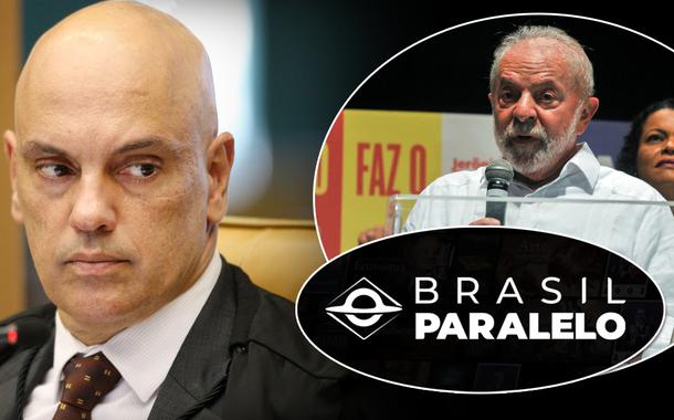 Alexandre de Moraes, Lula e Brasil Paralelo