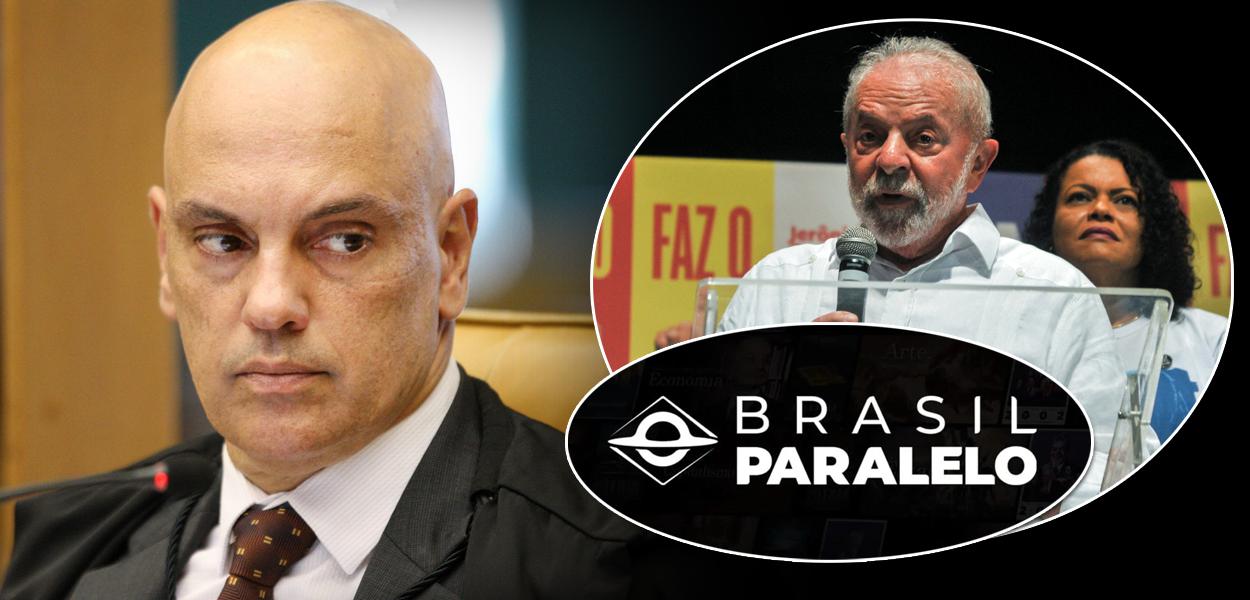 Alexandre de Moraes, Lula e Brasil Paralelo