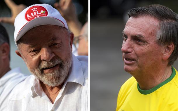 Luiz Inácio Lula da Silva e Jair Bolsonaro