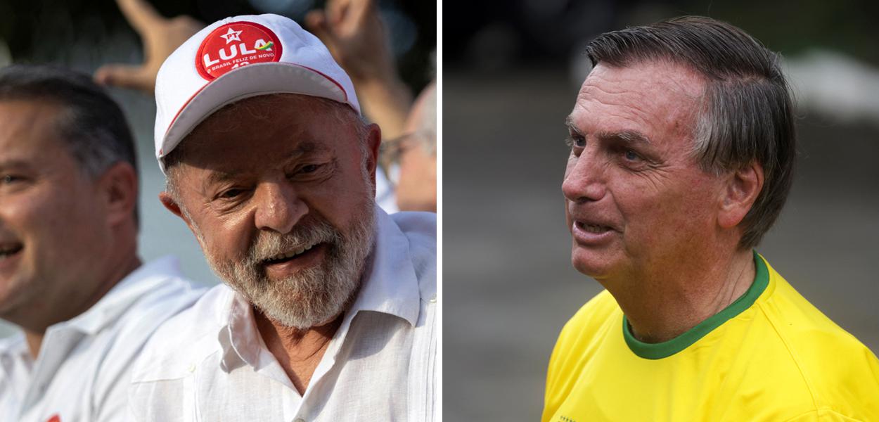 Luiz Inácio Lula da Silva e Jair Bolsonaro