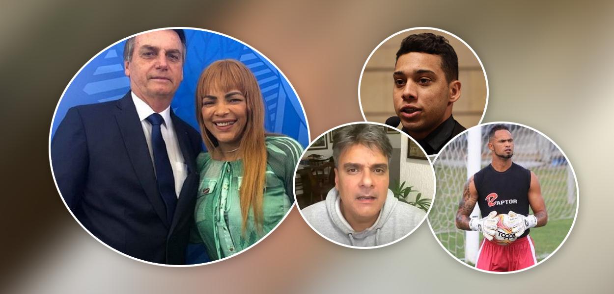 Jair Bolsonaro, Flordelis, Guilherme de Pádua, Gabriel Monteiro, goleiro Bruno
