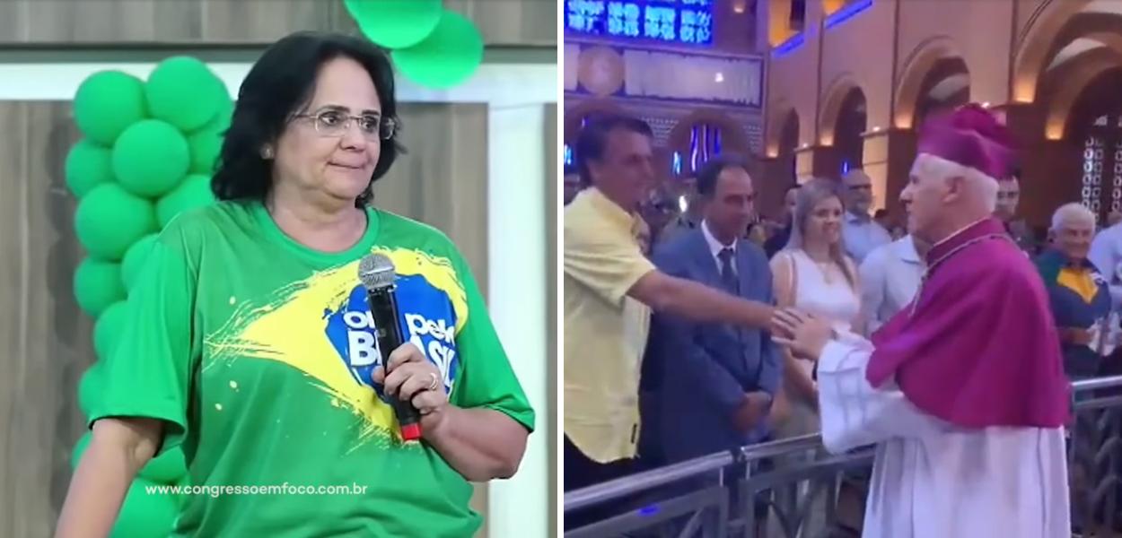 Damares Alves e Bolsonaro