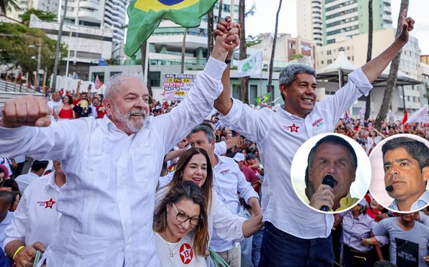 Lula, Jerônimo, Jair Bolsonaro e ACM Neto