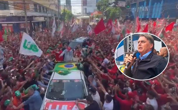 Lula no Nordeste e Jair Bolsonaro