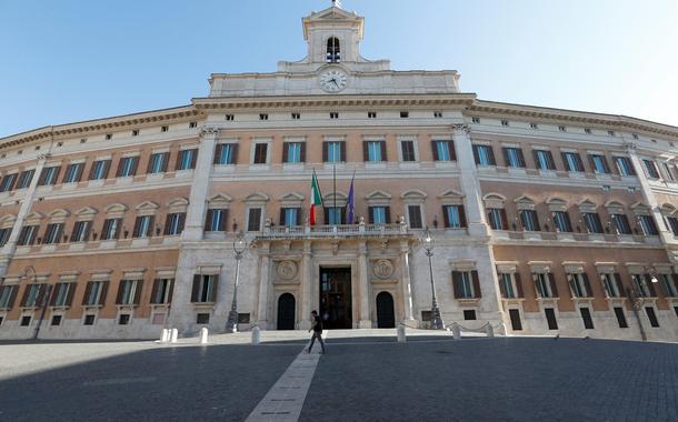 Prédio da Câmara da Itália, em Roma