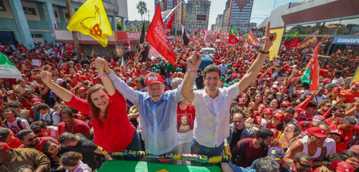 Marília Arraes, Lula e João Campos no Recife