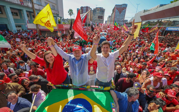 Marília Arraes, Lula e João Campos no Recife
