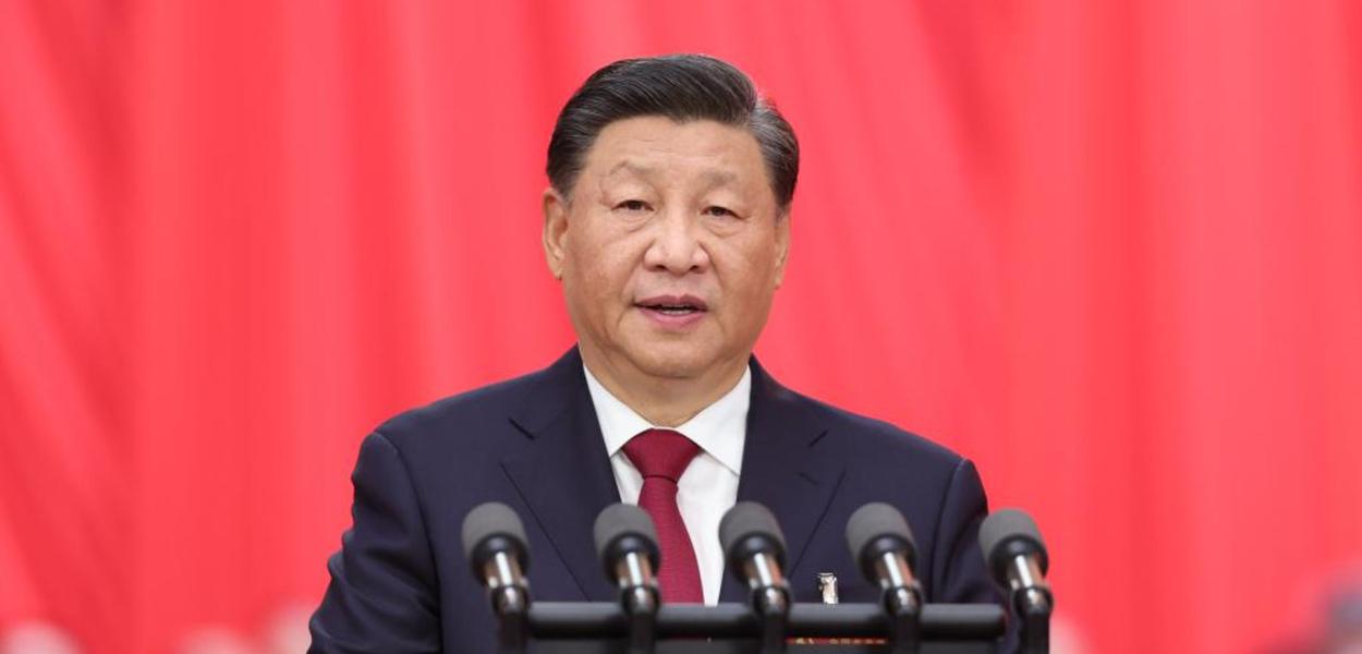 Xi Jinping discursa perante o 20º Congresso do PCCh