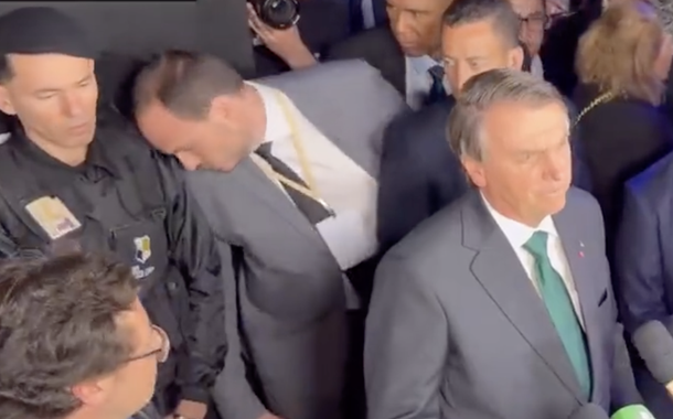 Carlos Bolsonaro no debate da Band