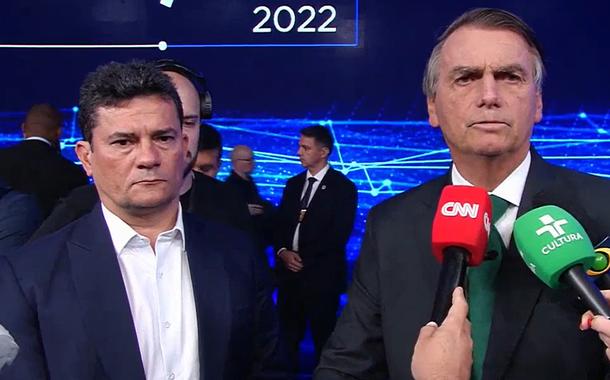 Sergio Moro e Jair Bolsonaro