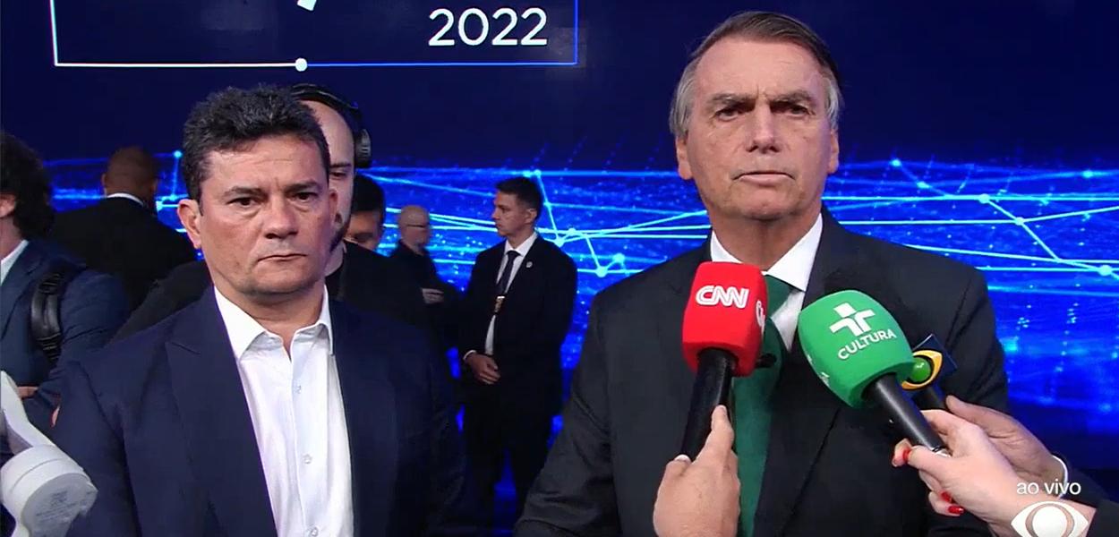 Sergio Moro e Jair Bolsonaro