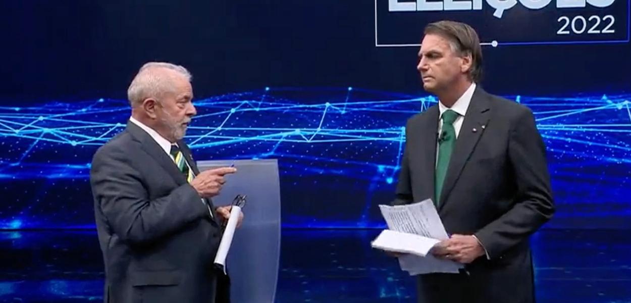 Lula e Jair Bolsonaro