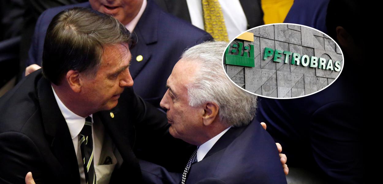 Jair Bolsonaro e Michel Temer