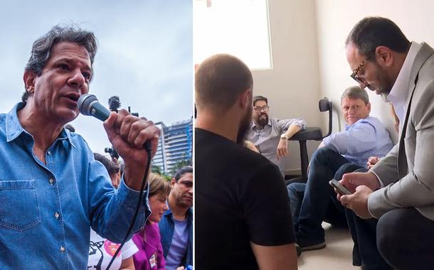 Haddad e Tarcísio de Freitas