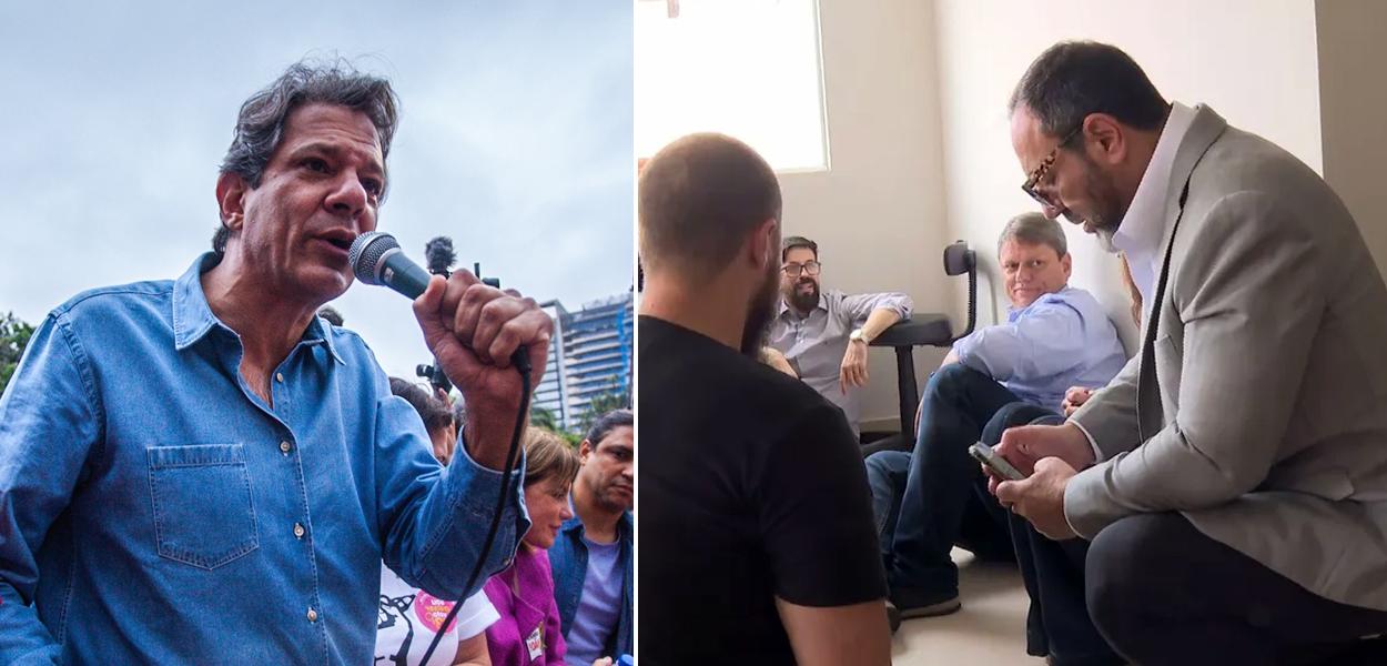 Haddad e Tarcísio de Freitas