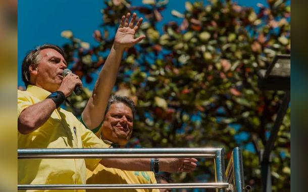 Bolsonaro e Tarcísio de Freitas