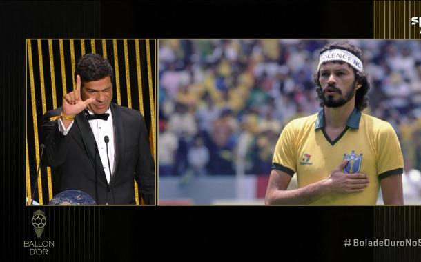 Os ex-jogadores Raí e Sócrates