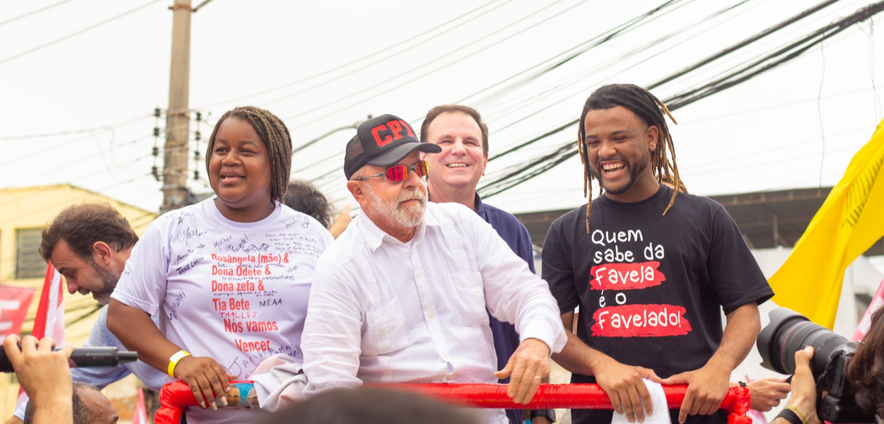 Lula no Complexo do Alemão, no Rio de Janeiro