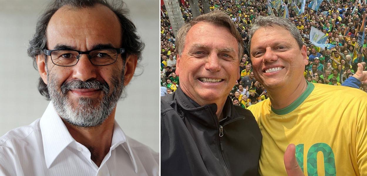 Eumano Silva, Jair Bolsonaro e Tarcísio de Freitas