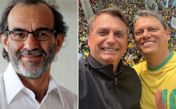 Eumano Silva, Jair Bolsonaro e Tarcísio de Freitas