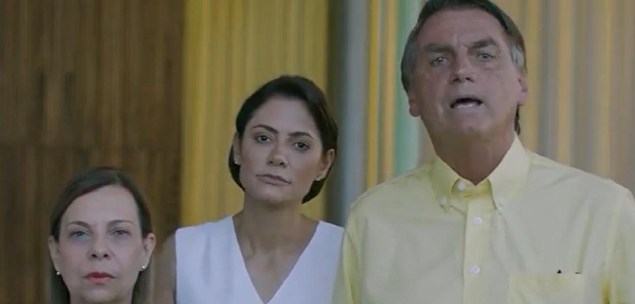 Maria Tereza, Michelle e Jair Bolsonaro