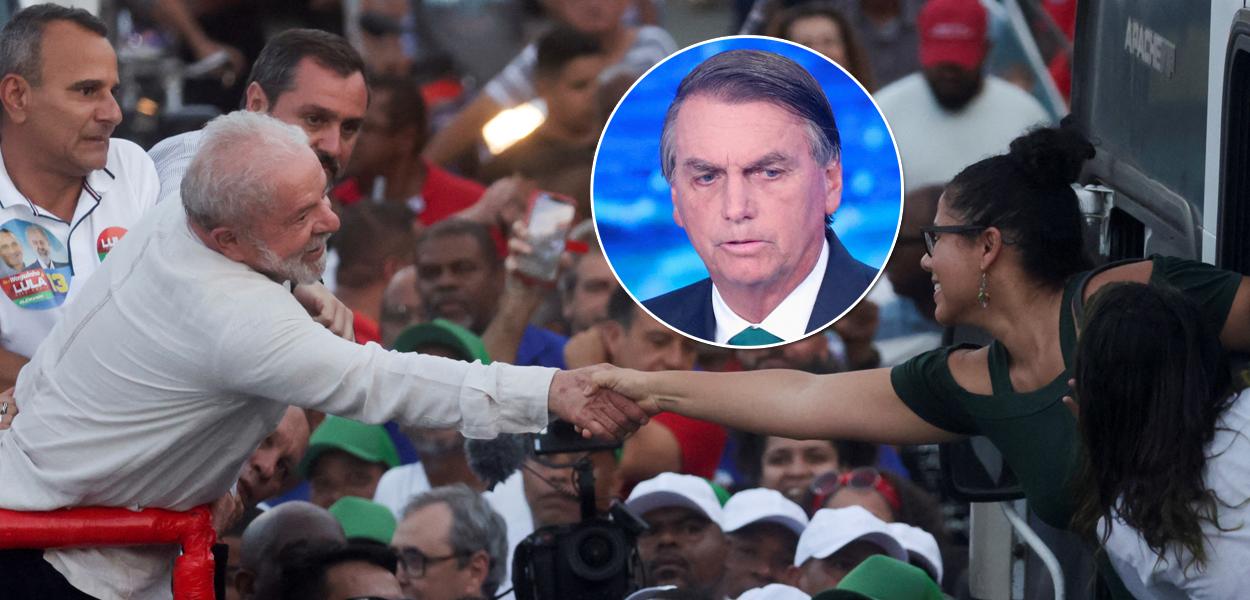 Luiz Inácio Lula da Silva e Jair Bolsonaro