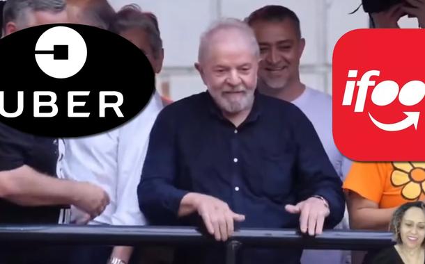 Lula, Uber e iFood, exemplos de aplicativos