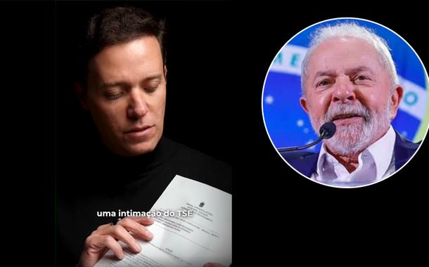 André Valadão (à esq.) e Luiz Inácio Lula da Silva