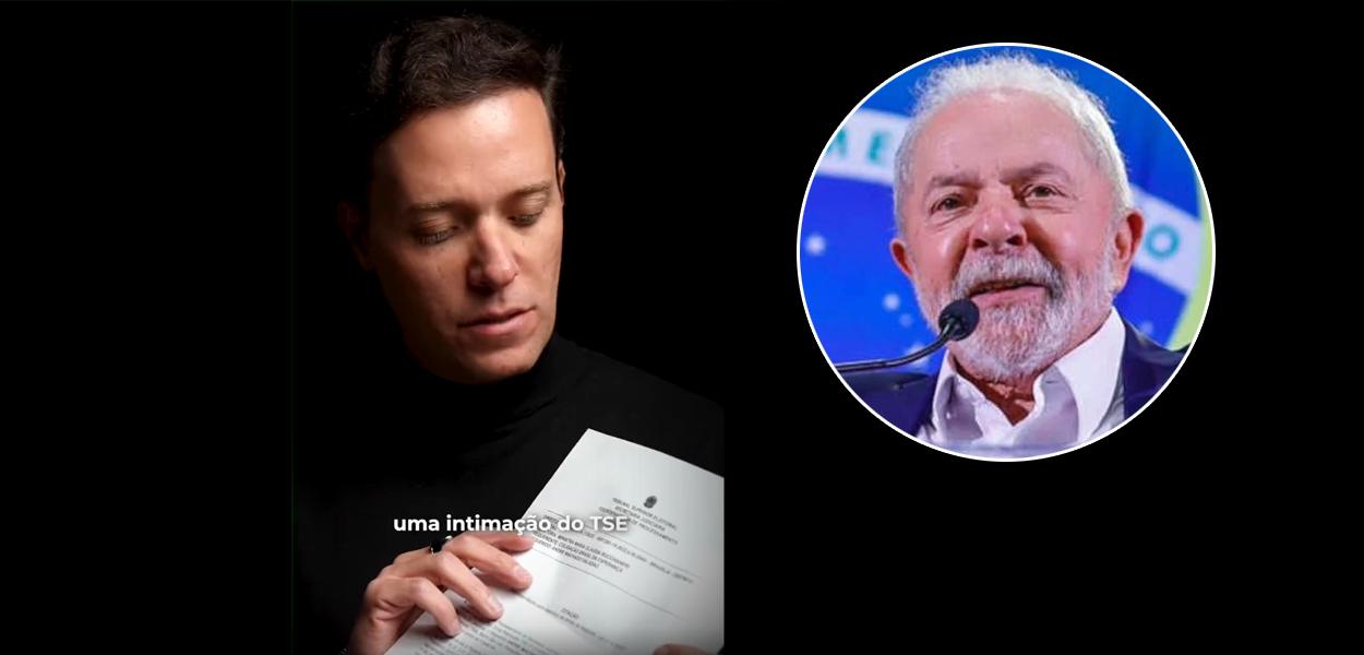 André Valadão (à esq.) e Luiz Inácio Lula da Silva