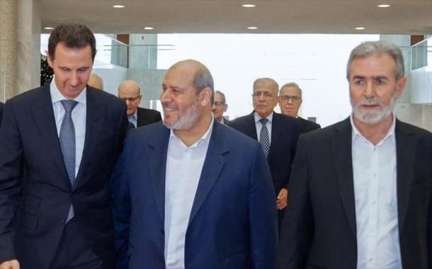 Presidente sírio recebe delegação do Hamas