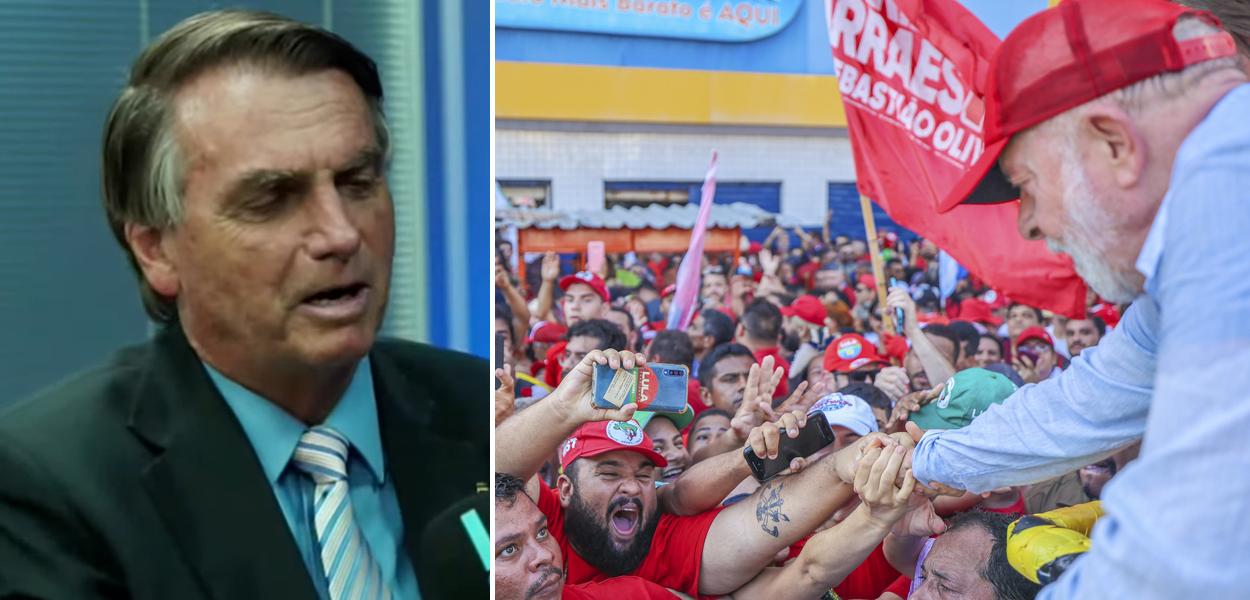 Jair Bolsonaro e Lula