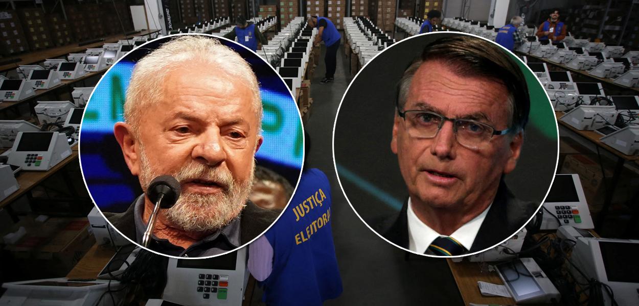 Luiz Inácio Lula da Silva e Jair Bolsonaro