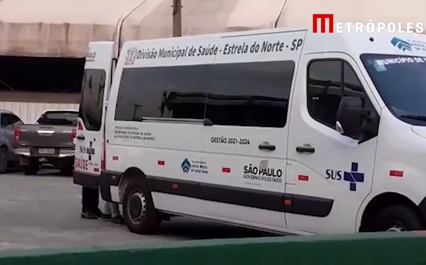 Ambulância é usada em campanha de Bolsonaro