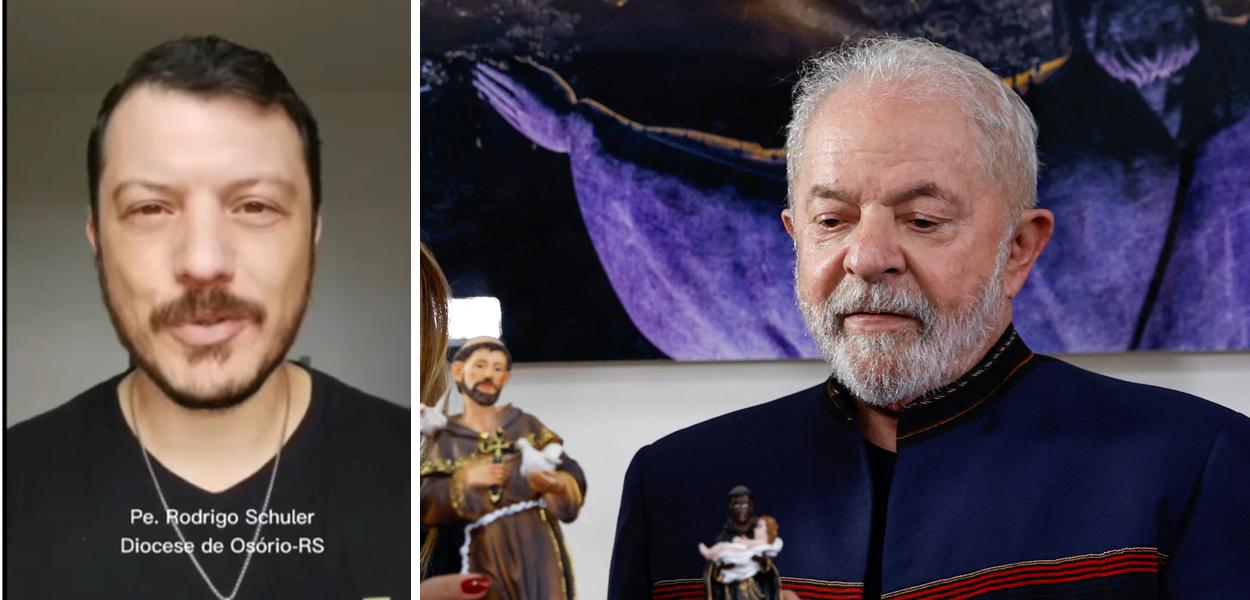 Padre Rodrigo Schüler e Lula