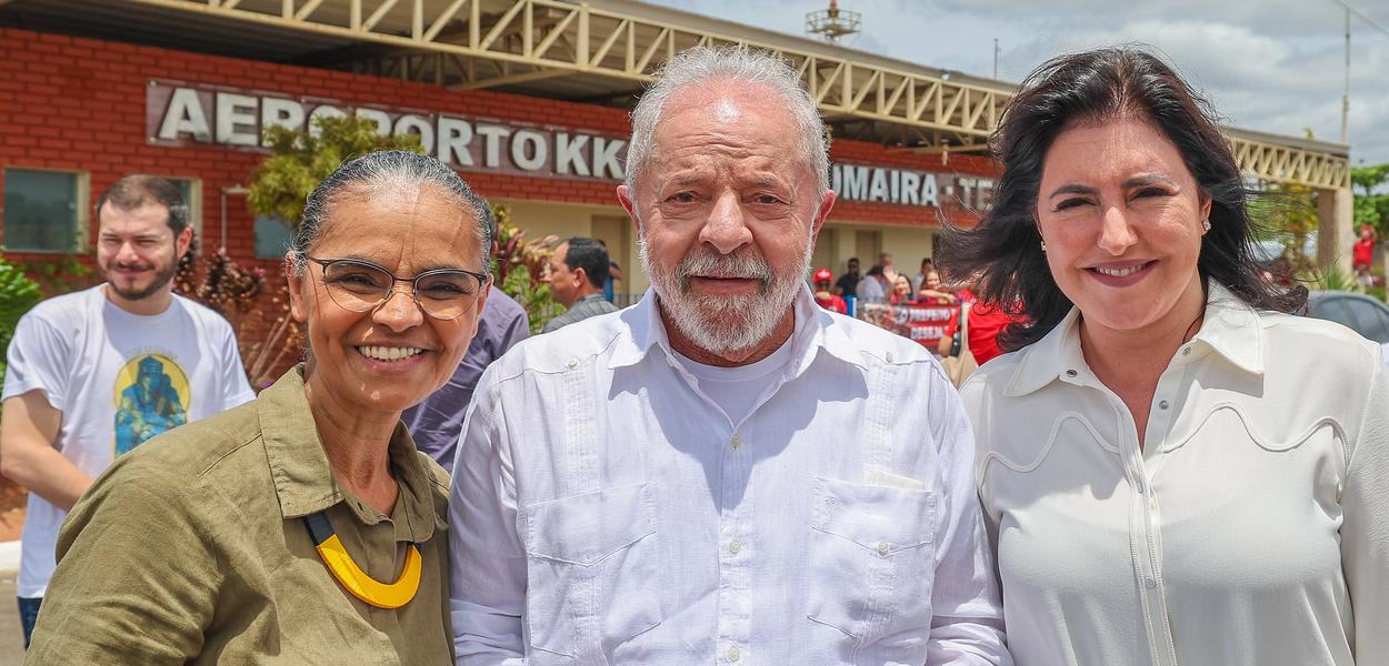 Marina Silva, Lula e Simone Tebet