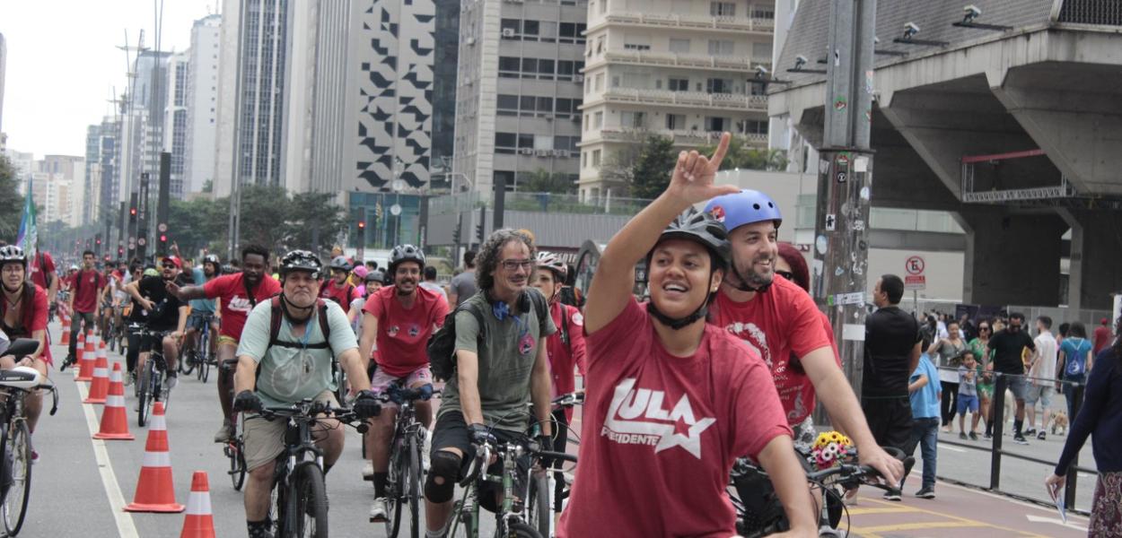 PedaLula na Avenida Paulista