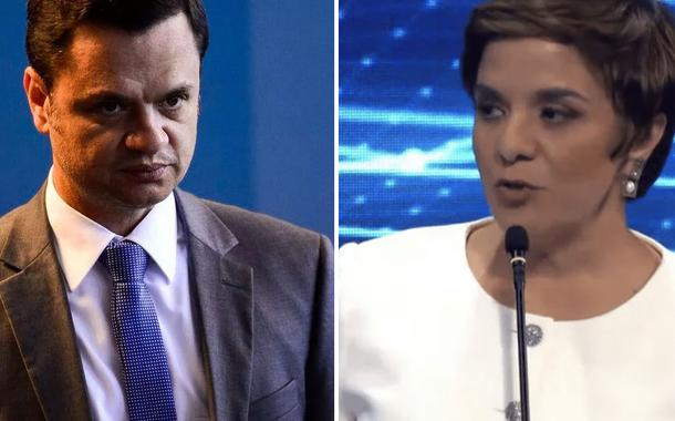 Anderson Torres e Vera Magalhães