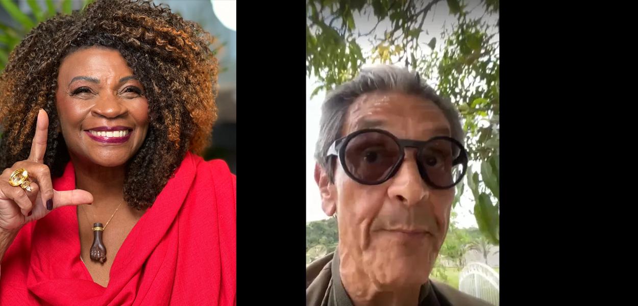 Zezé Motta e Roberto Jefferson