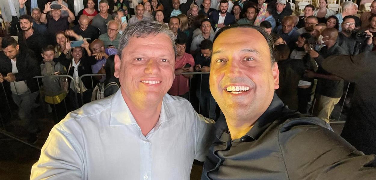 Tarcísio de Freitas e Felício Ramuth
