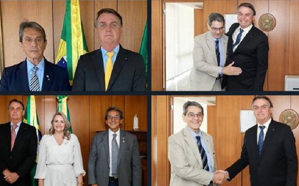 Roberto Jefferson com Bolsonaro