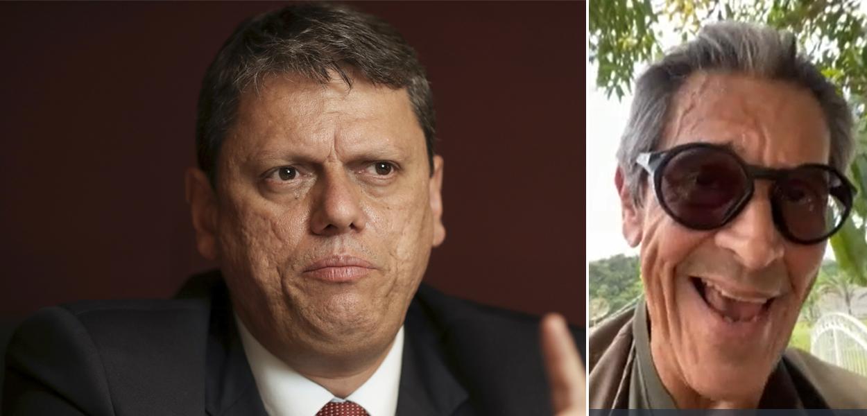 Tarcísio de Freitas e Roberto Jefferson (Foto: REUTERS/Amanda Perobelli | Reprodução) Tarcísio de Freitas e Roberto Jefferson