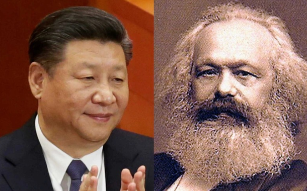 Xi Jinping e Karl Marx